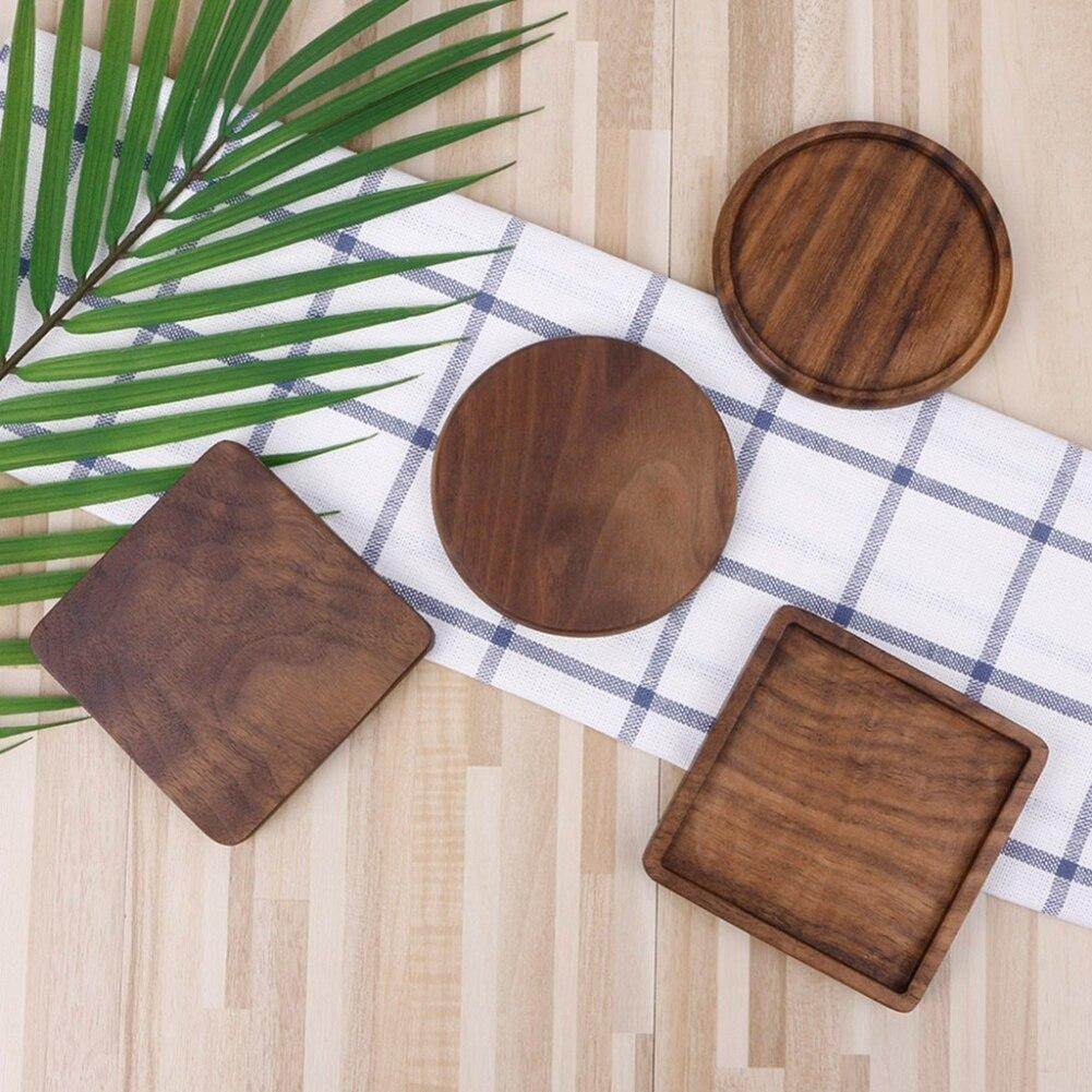Coaster, Dark Wood - Square - No. 3
