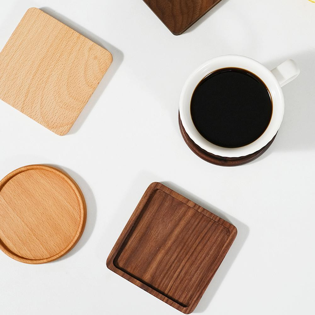 Coaster, Light Wood - Round - No. 2