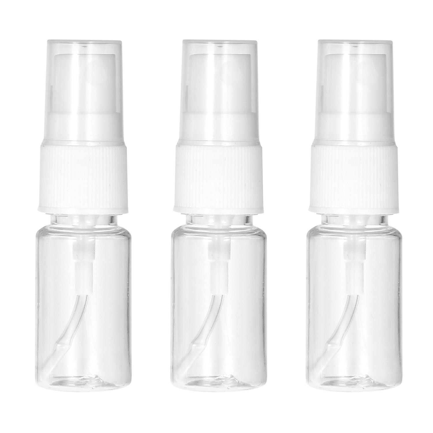 3x Spray Bottles in Plastic - 10 ml