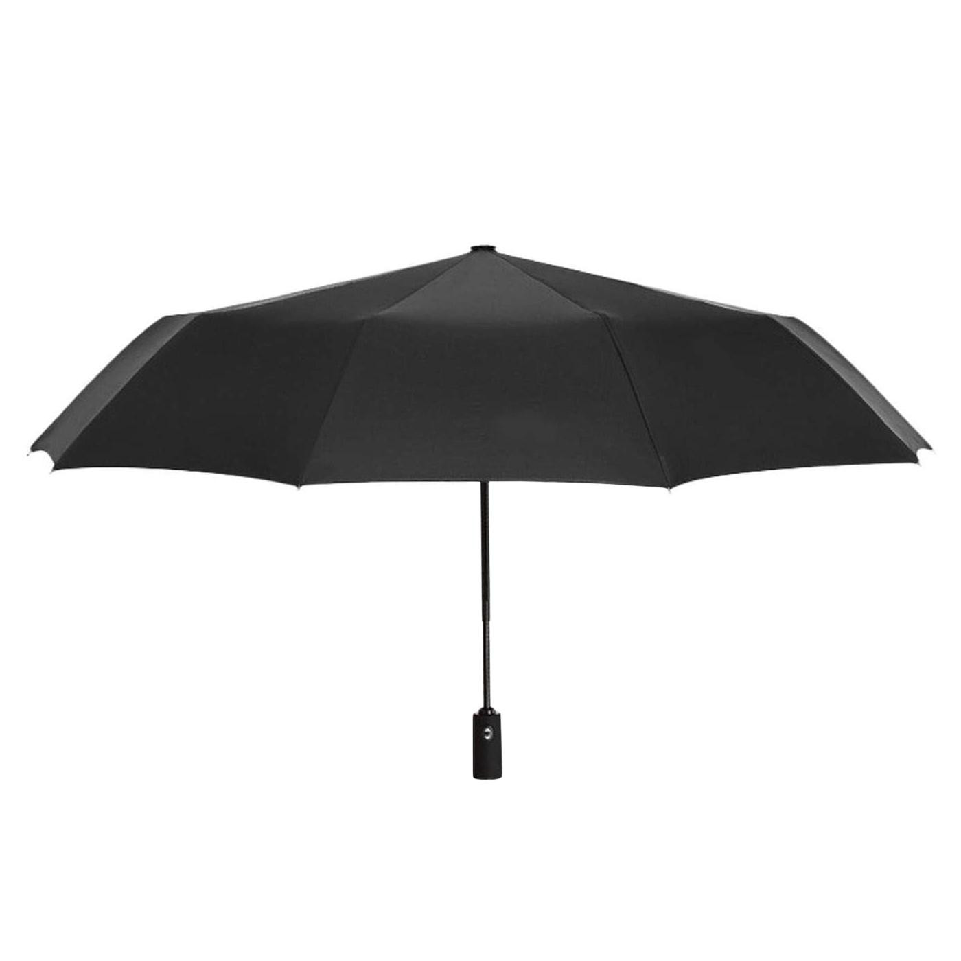 Umbrella, Compact - 105 cm - Black / Red