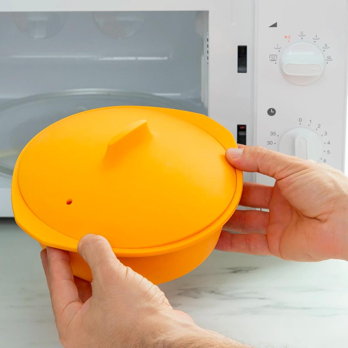 Steamer for Microwave - Orange