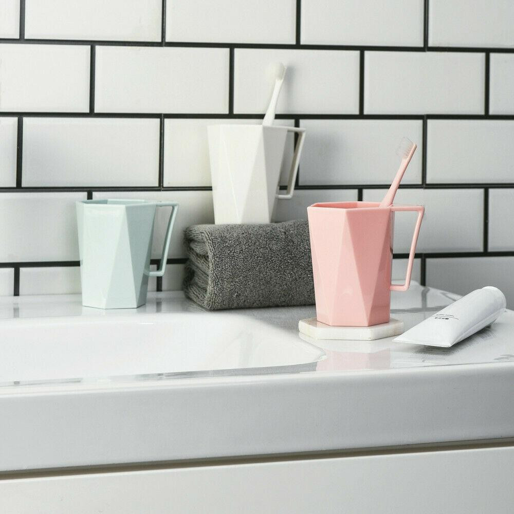 Mug in Plastic, Geometric - Mint Green