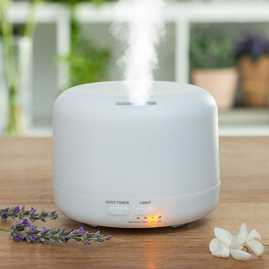 Umidificatore con Diffusore di Aromi e LED