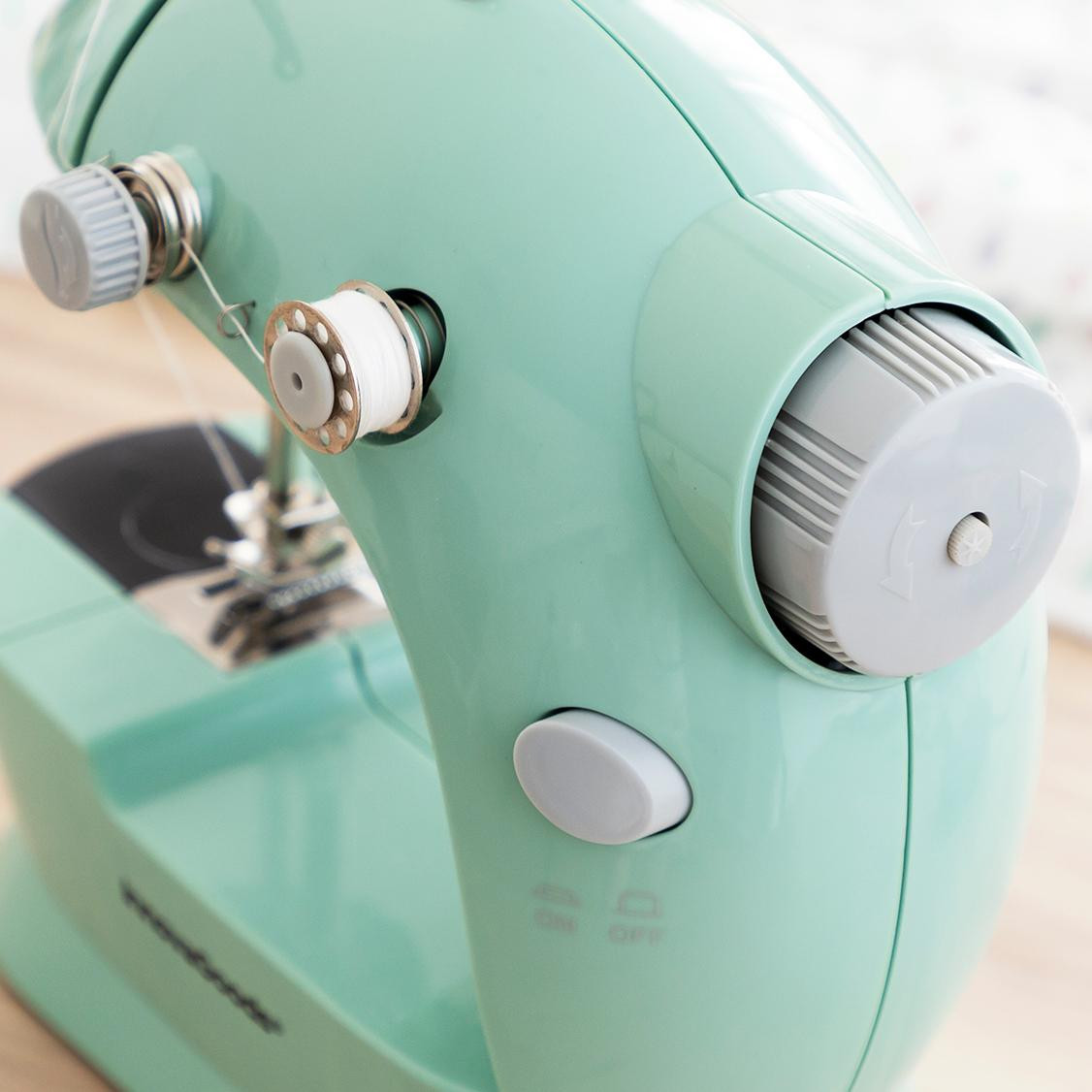 Mini-Sewing Machine, LED Lighting - Green