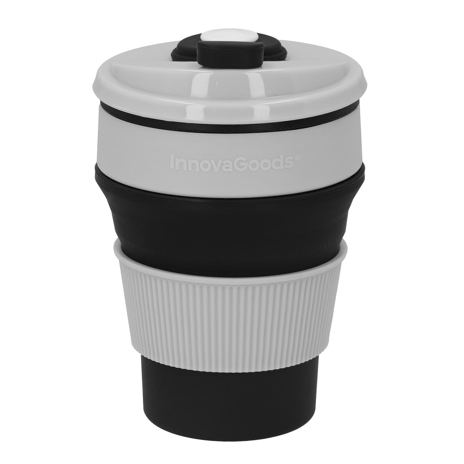 Mug pliable avec couvercle - Silicone