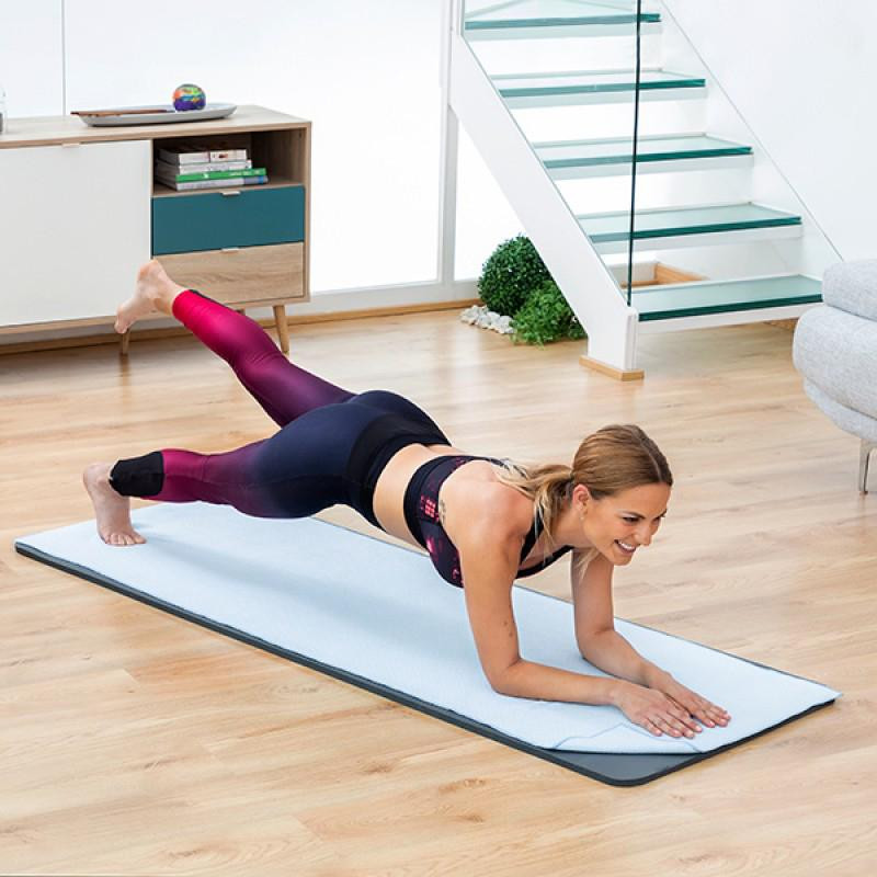 Exercise Towel - Non-Slip - Light Blue
