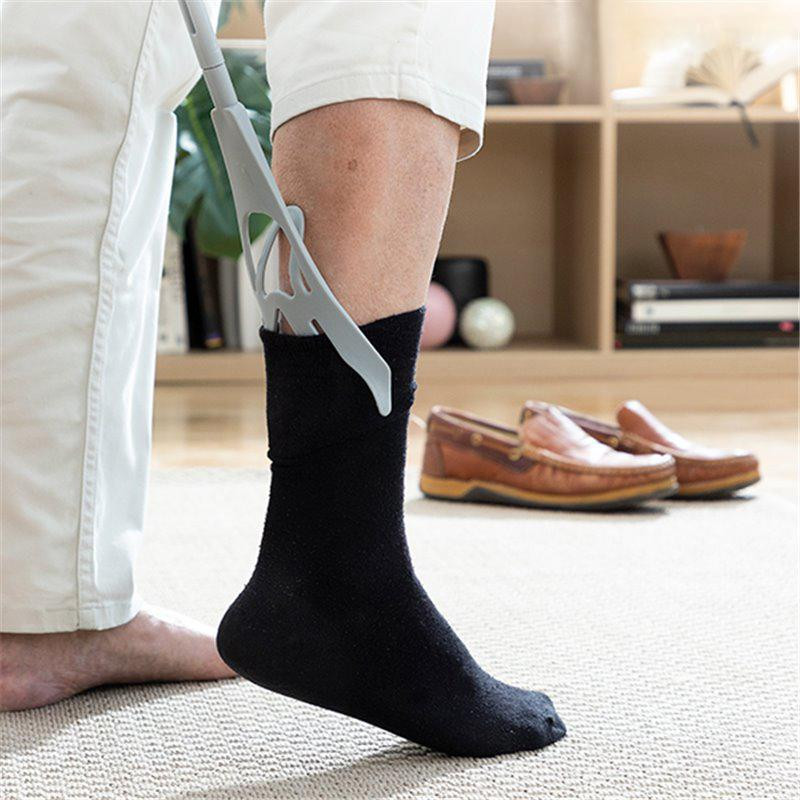 Sock Aid com sapato