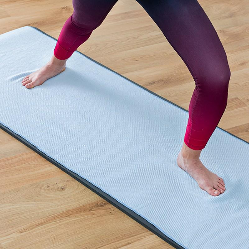 Exercise Towel - Non-Slip - Light Blue