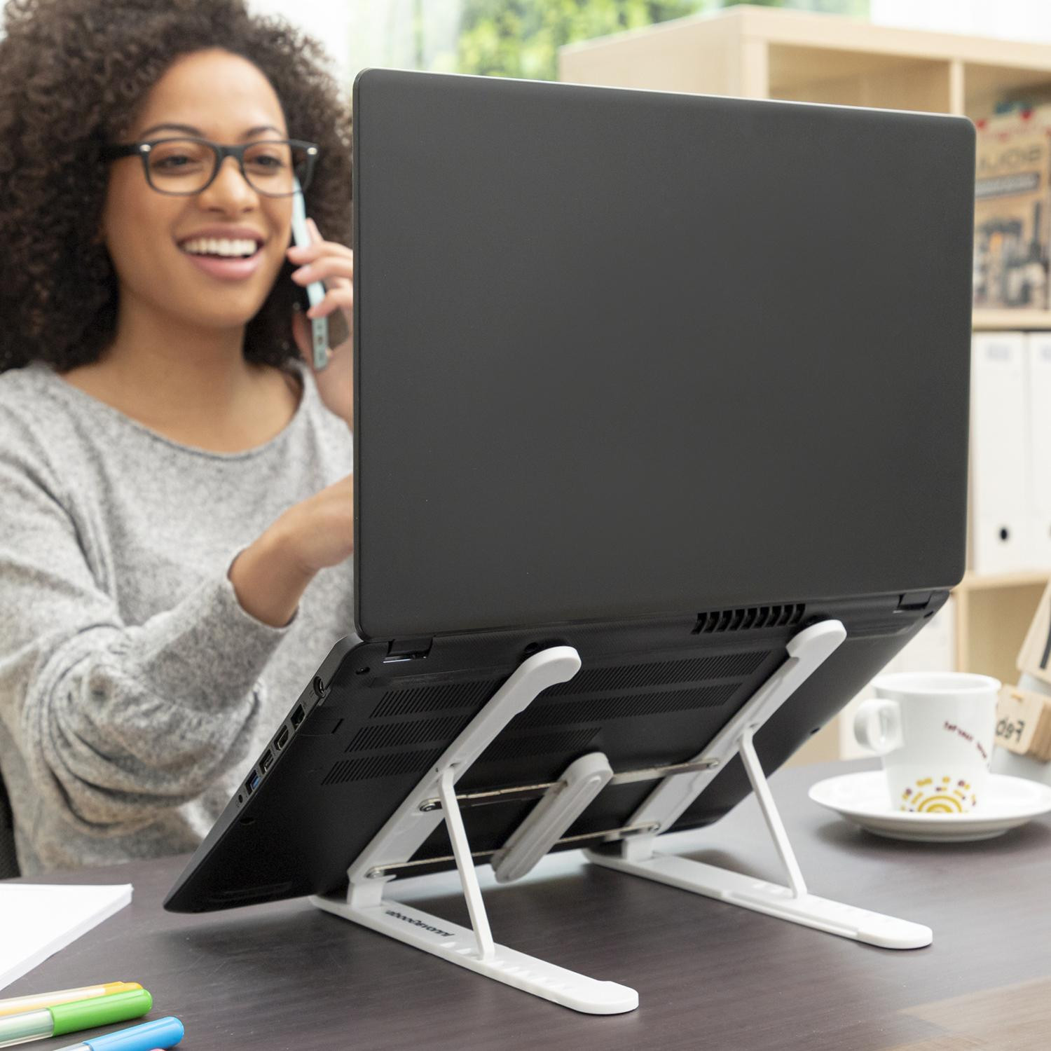 Laptop Stand with Open Design - Adjustable