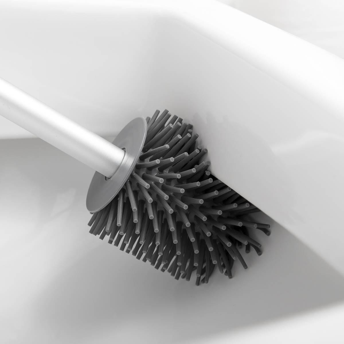 Brosse WC en Caoutchouc - Gris