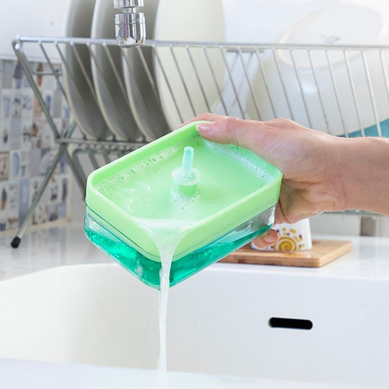 Wasmiddeldispenser voor Keukenspons