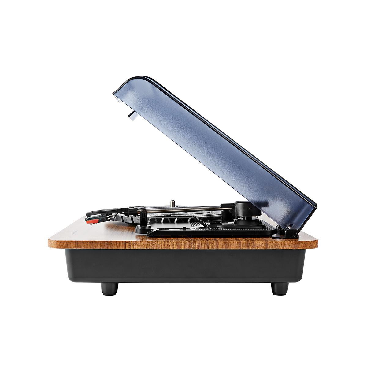 Belt-driven Turntable with Built-in Speaker