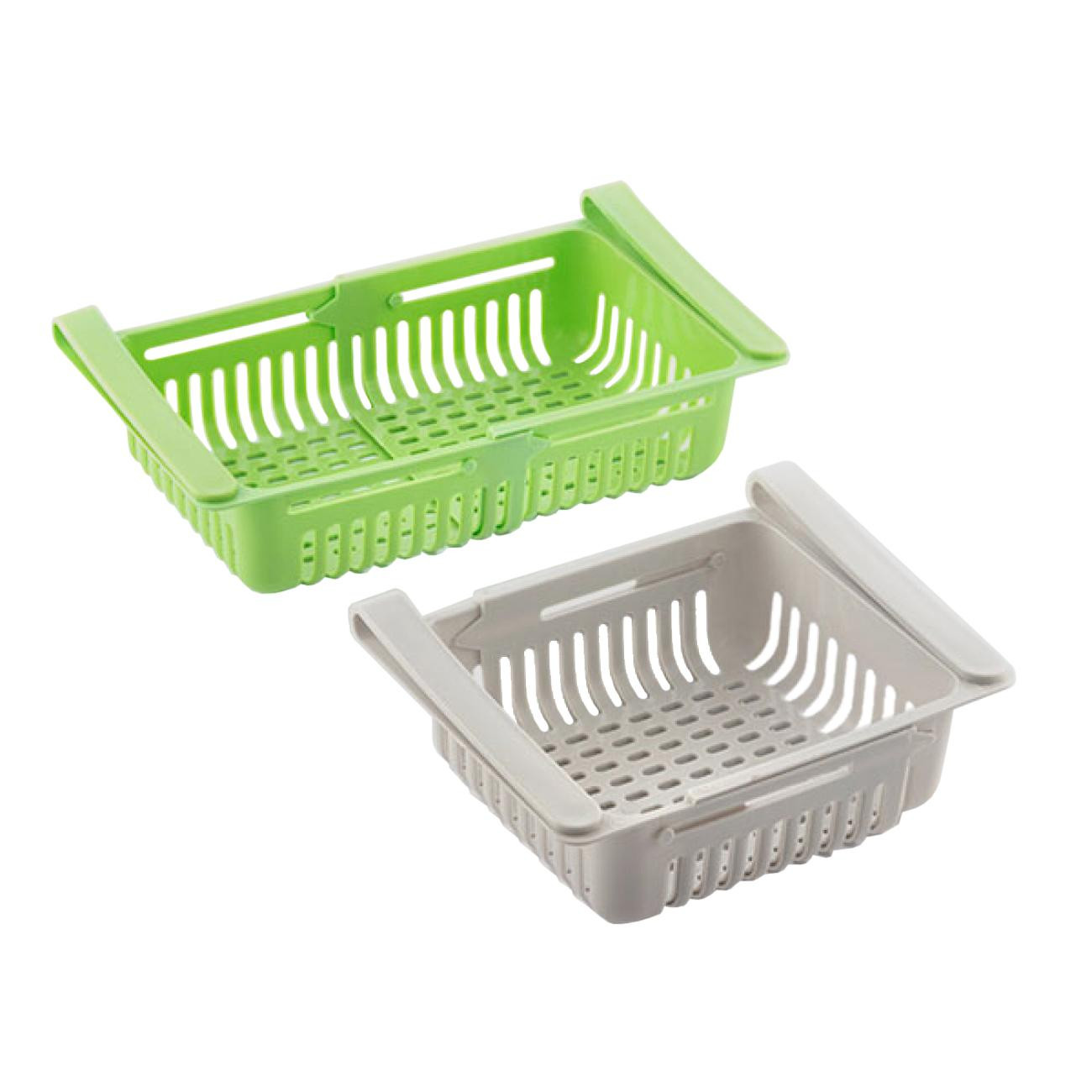 2x Adjustable Refrigerator Drawers