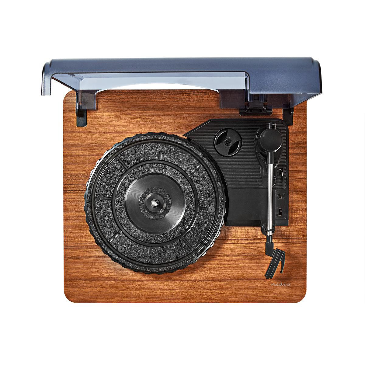 Belt-driven Turntable with Built-in Speaker