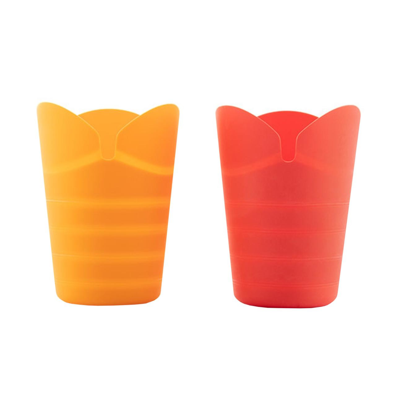 2x bols à pop-corn pliables pour micro-ondes