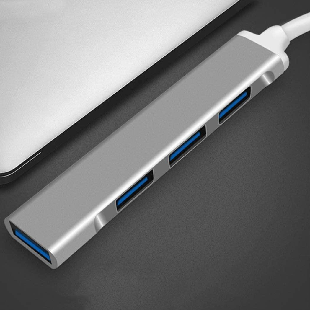 Hub USB-C con 4 porte - Argento