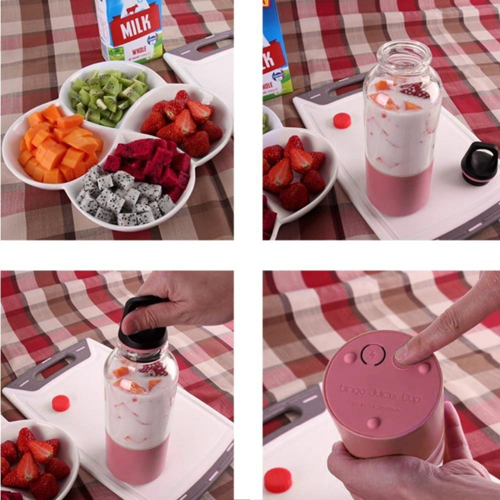 Draagbare USB Blender - 50 cl - Roze