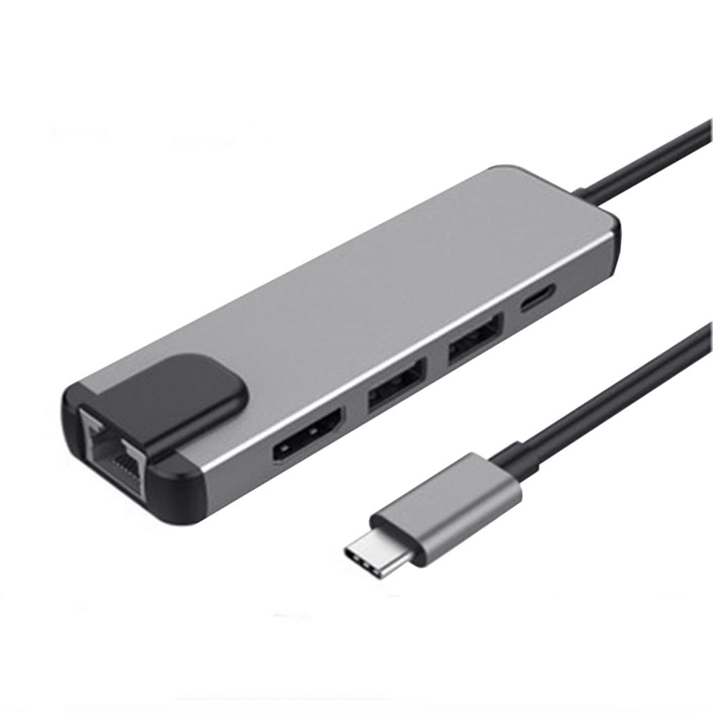 Multiport USB-C - HDMI, Ethernet, USB-C, 2x USB-3.0