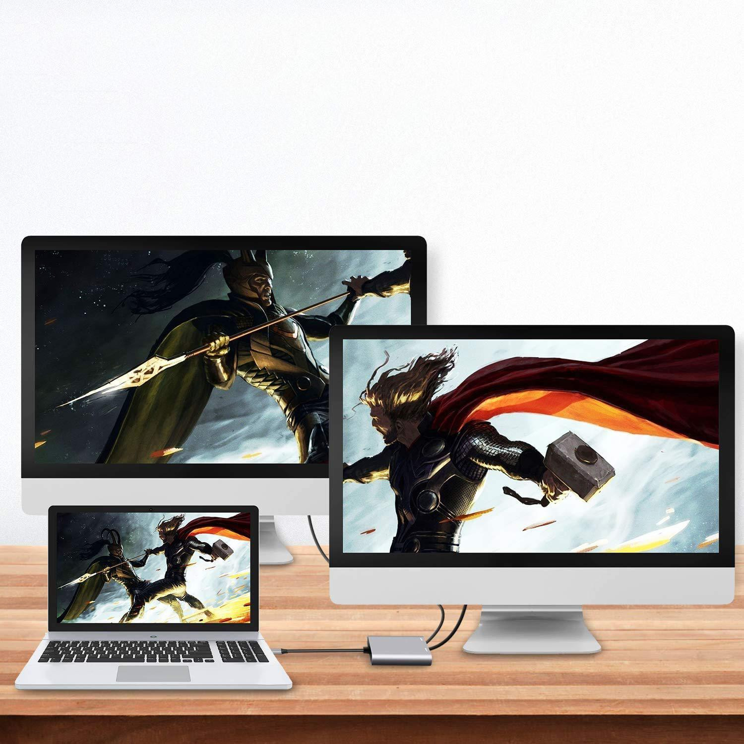 Adapter - USB-C auf 2x HDMI