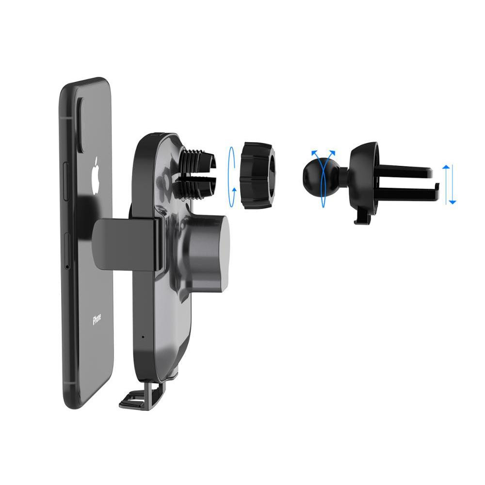 Qi Charger with Two Mounts
