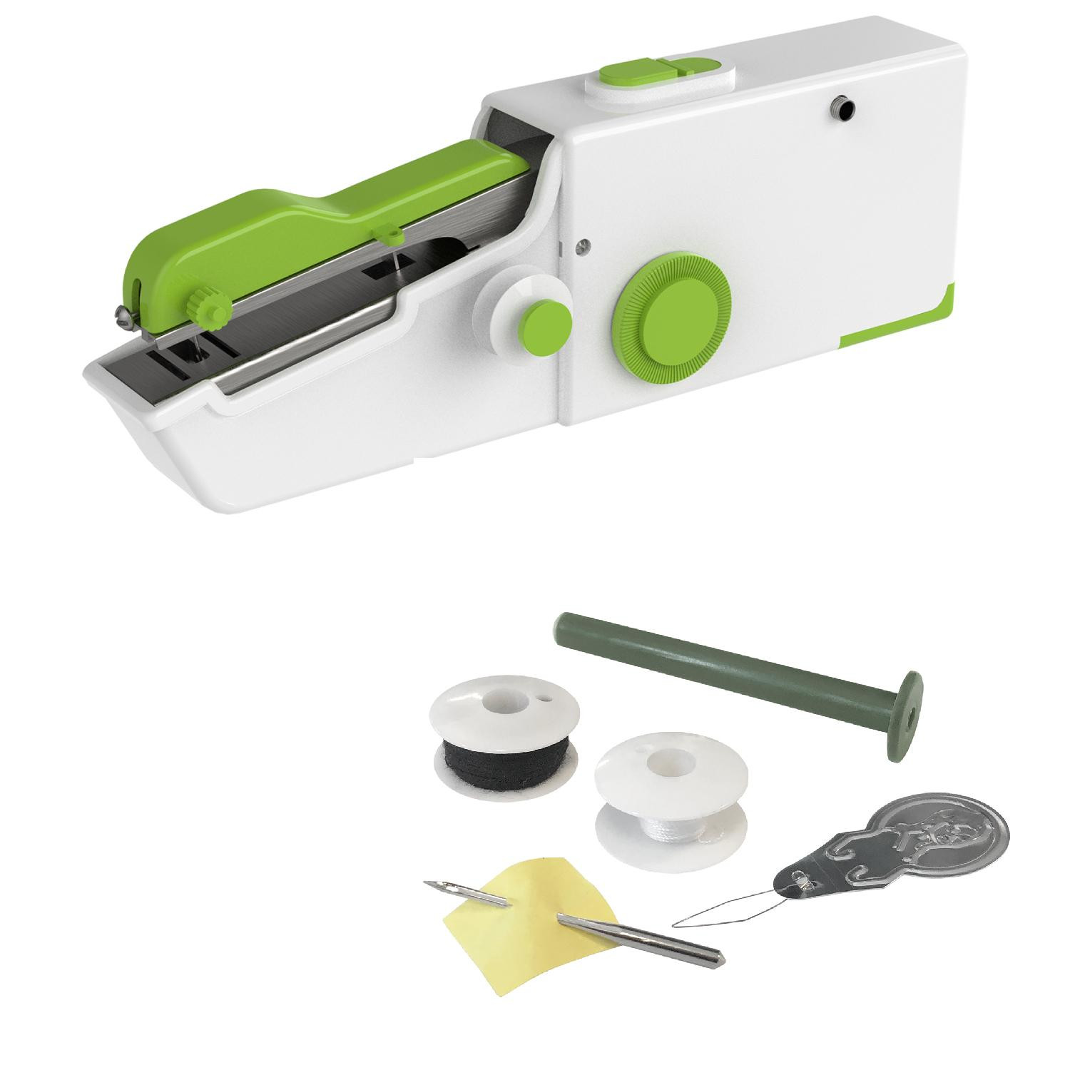 Handheld mini-naaimachine - groen