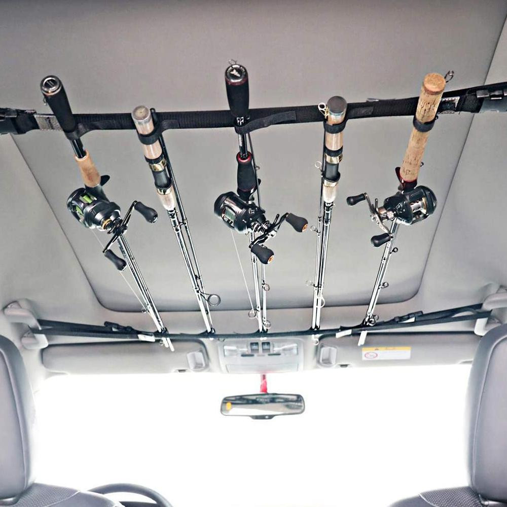 2 supporti per canne da pesca per auto