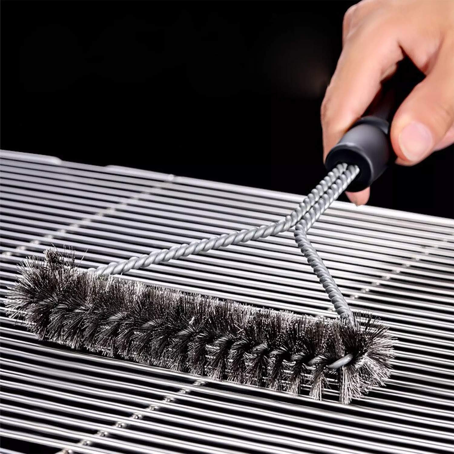Non-Stick Grill Brush with Handle