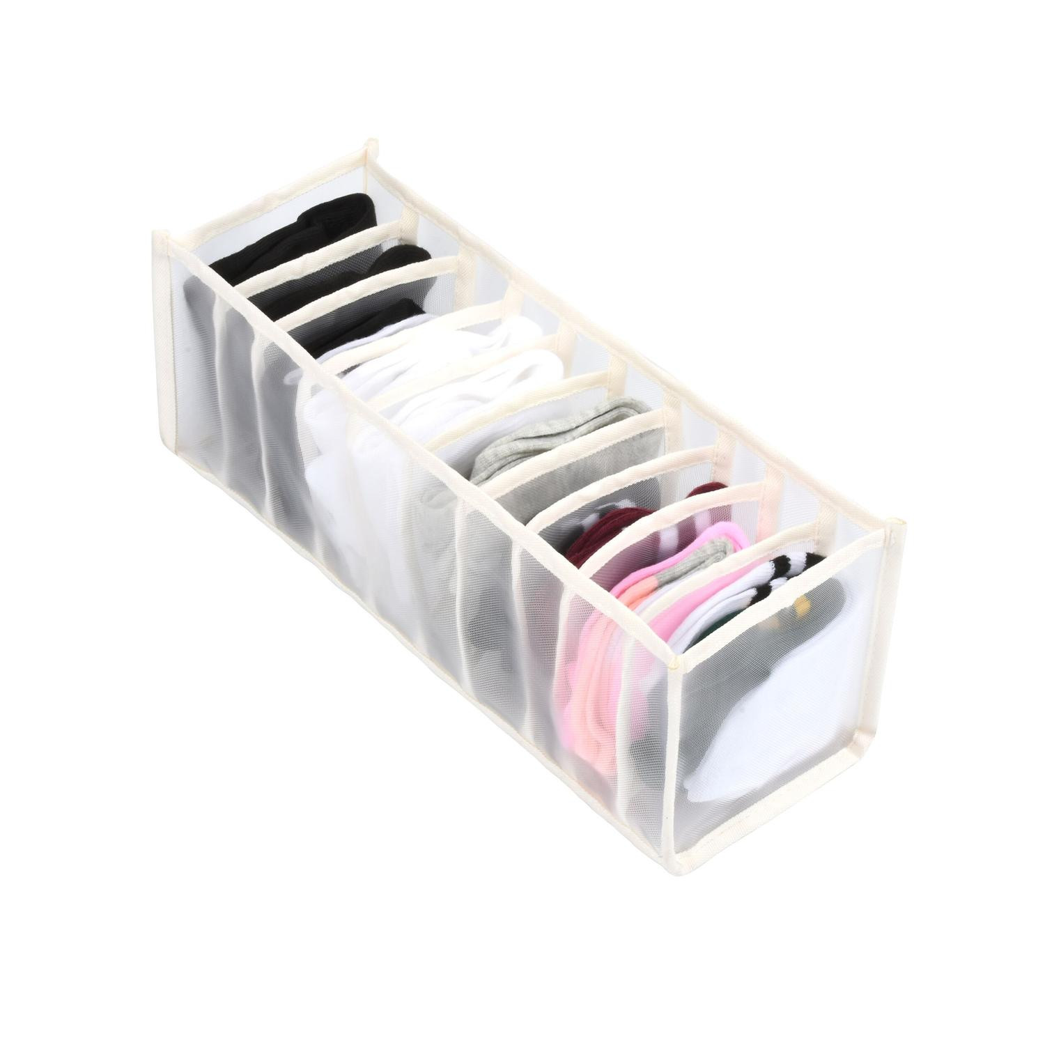 Organizer for Drawer, 11 Compartments - White