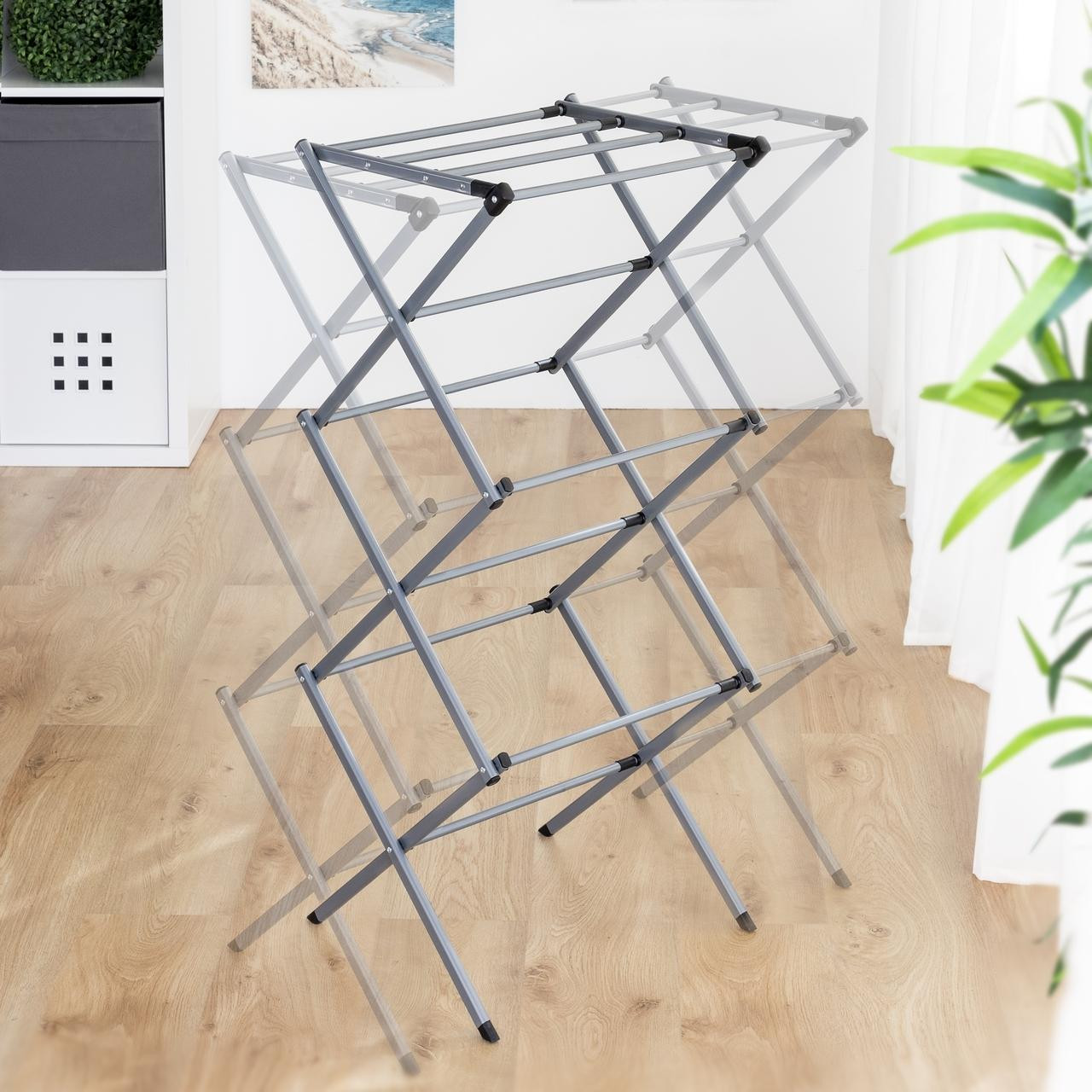 Drying Rack with Three Height Levels - Extendable