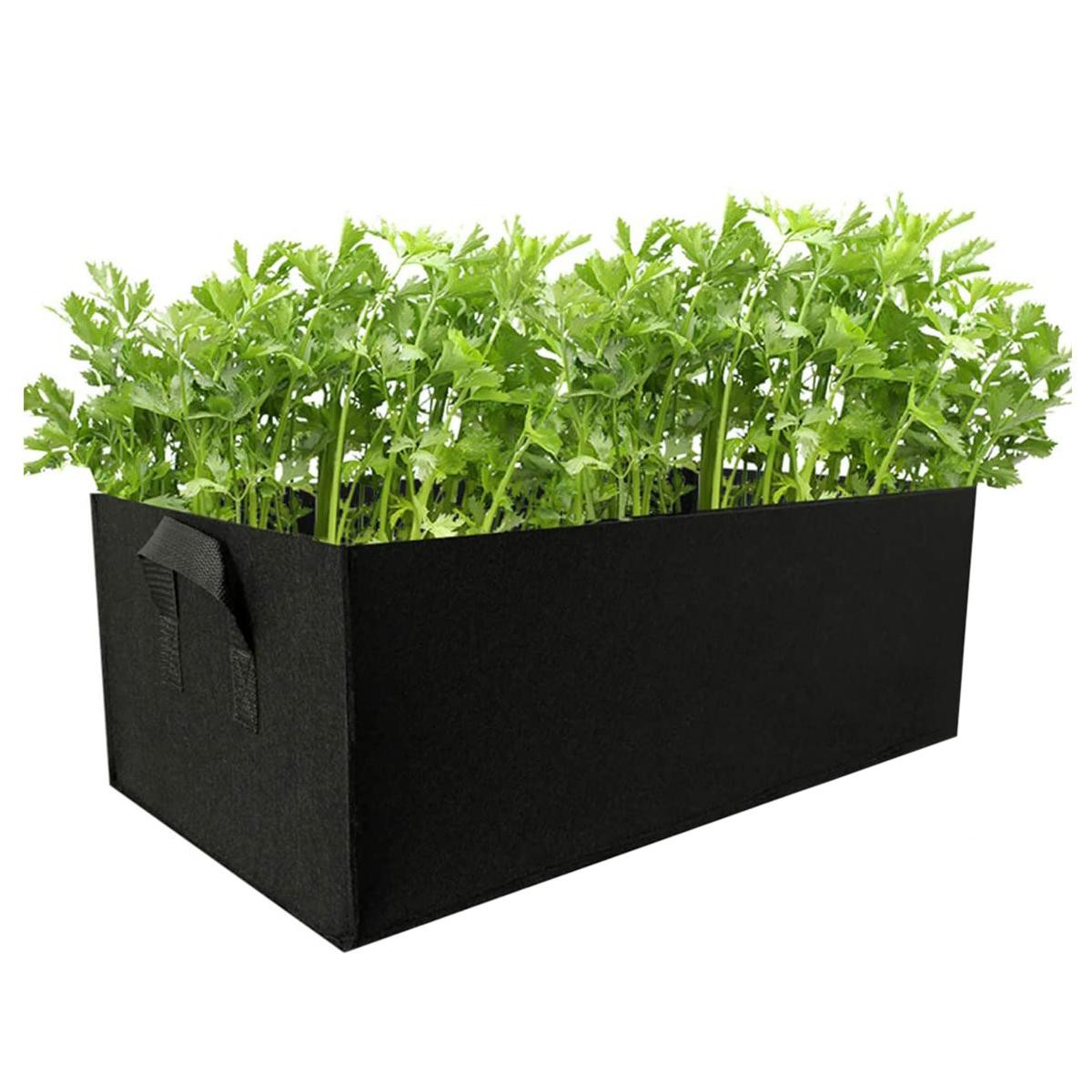 Foldable Growing Bag in Blanket - Black