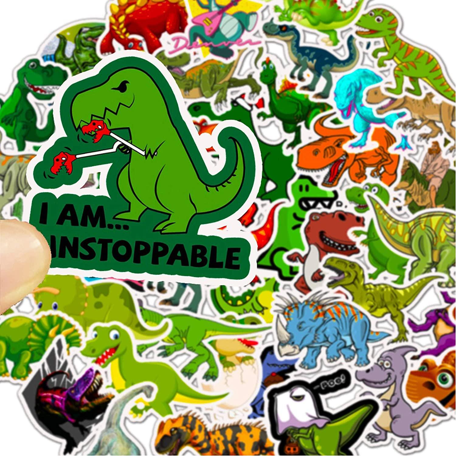 50 adesivi e decalcomanie - Dinosauri