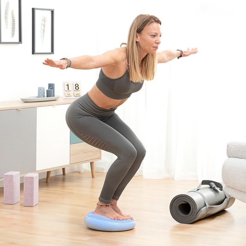 Almohada de equilibrio inflable con bomba