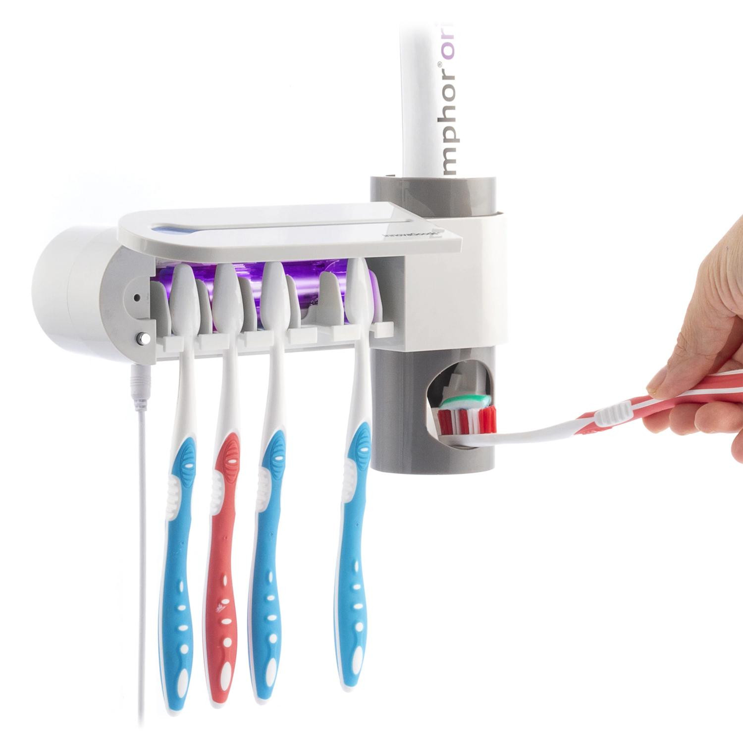 Toothbrush Holder with UV Sterilization