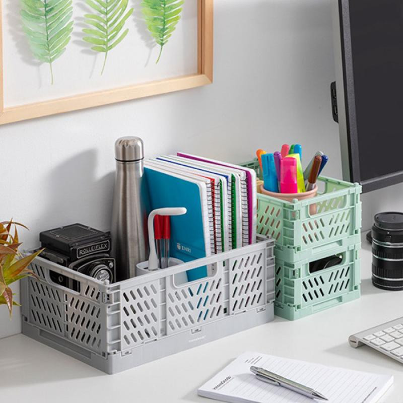 3x Stackable and Foldable Storage Boxes