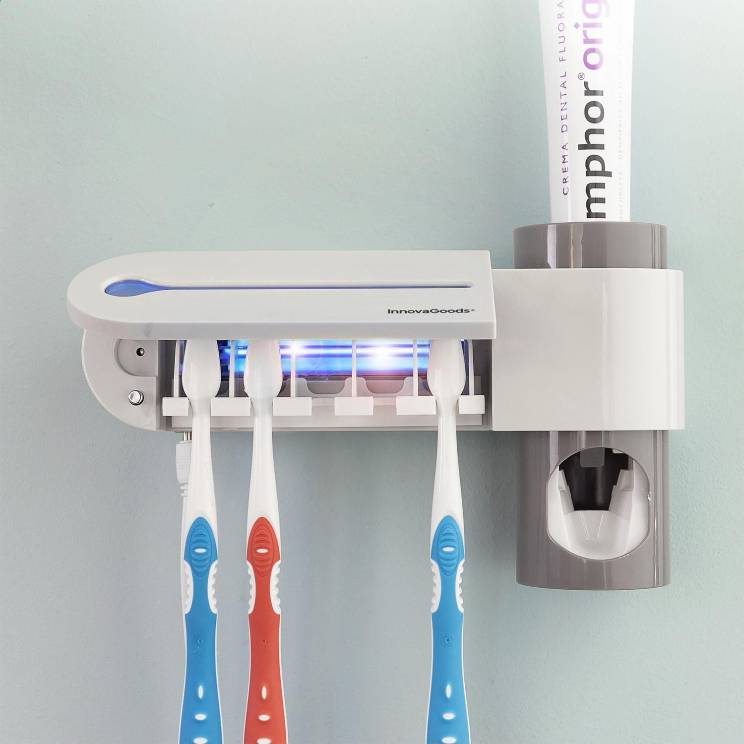 Toothbrush Holder with UV Sterilization
