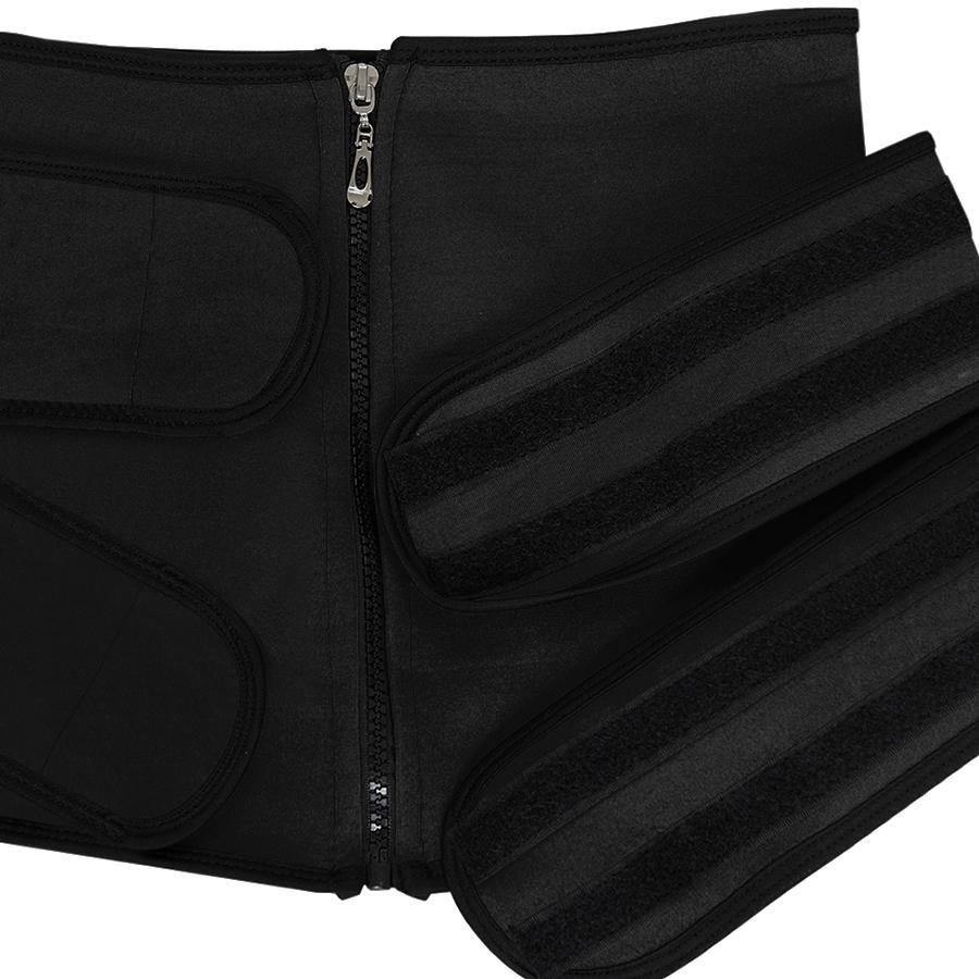 Corset de taille avec deux sangles - Noir