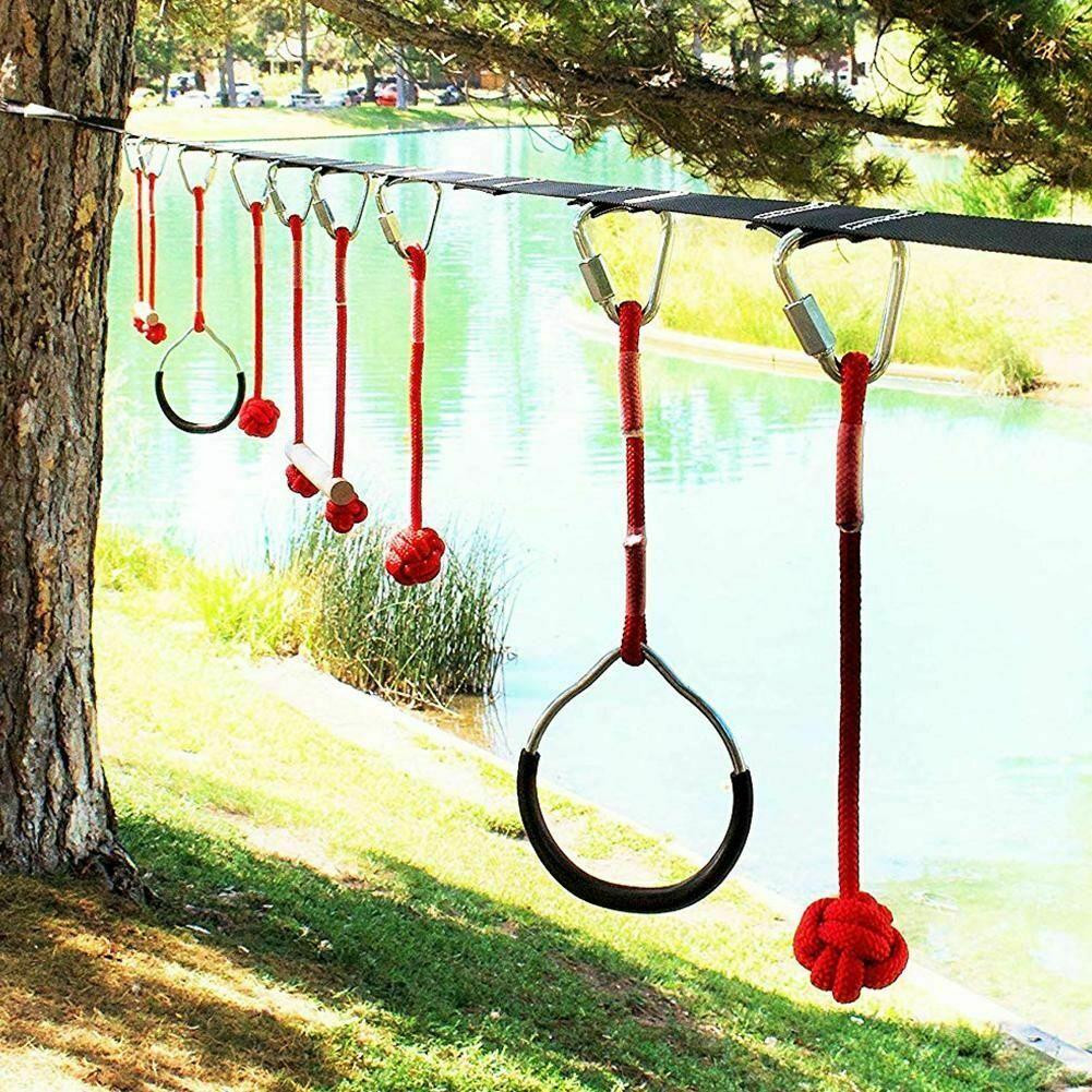 Parcours d'obstacles Ninja Line - 12 m