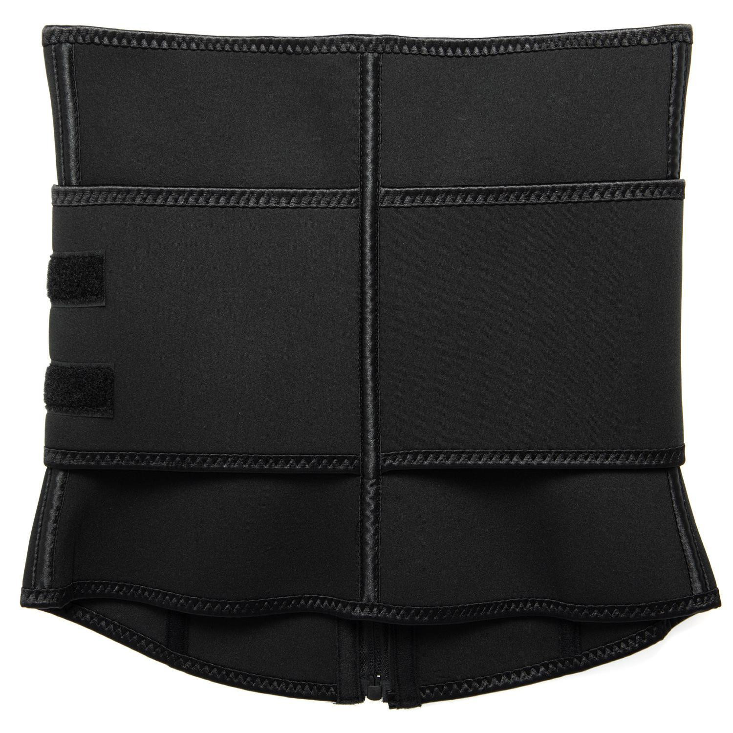 Taille Trainer avec sangle velcro - Noir