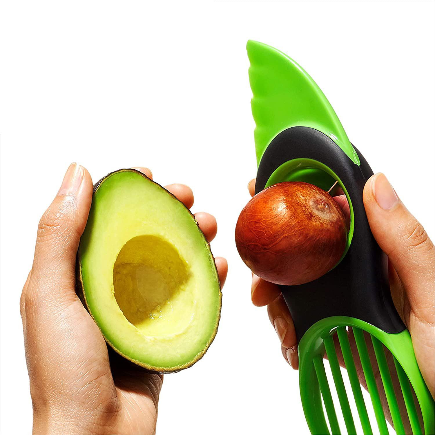 Trancheuse à avocat, 3-en-1 - Vert