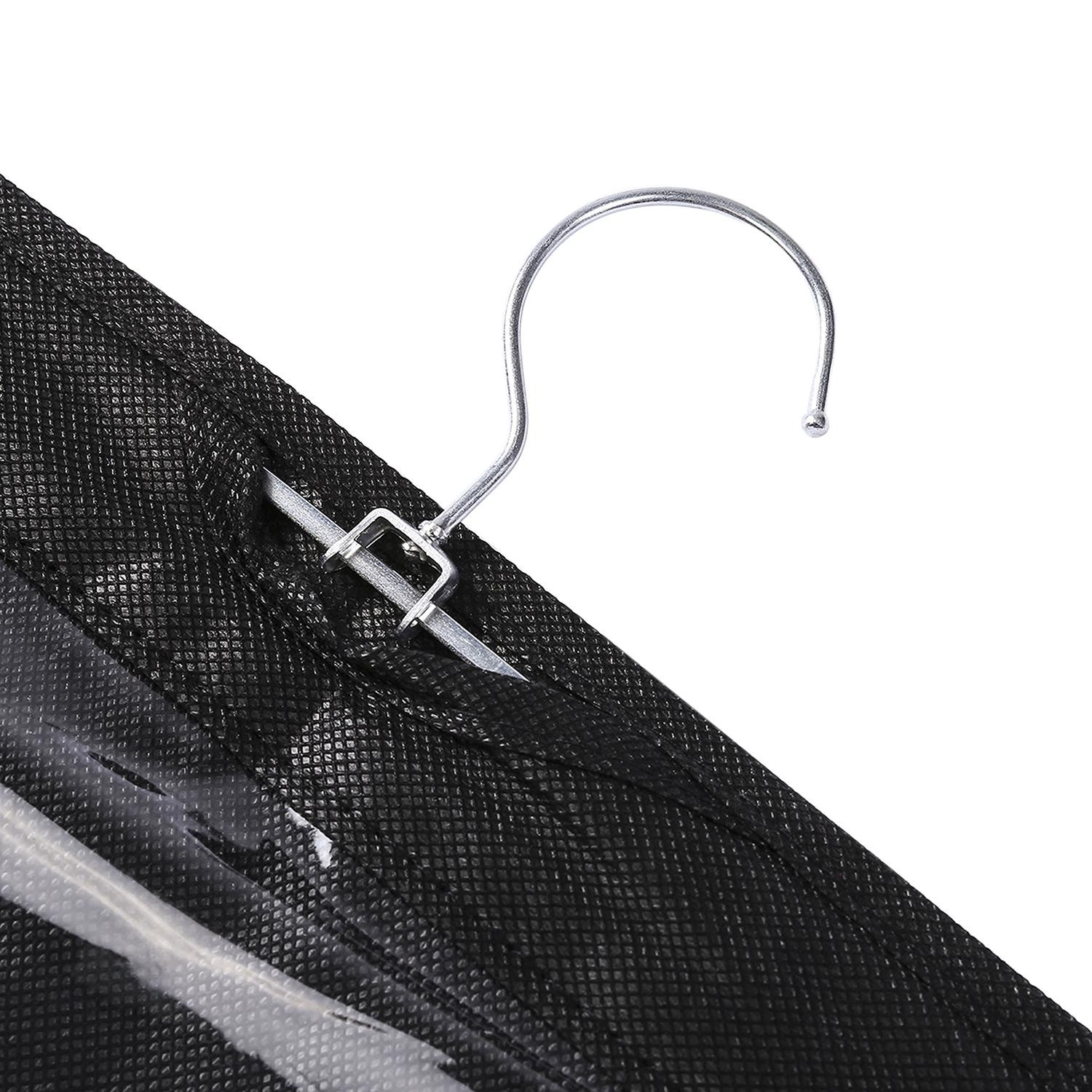 Rangement suspendu à 6 compartiments - Noir