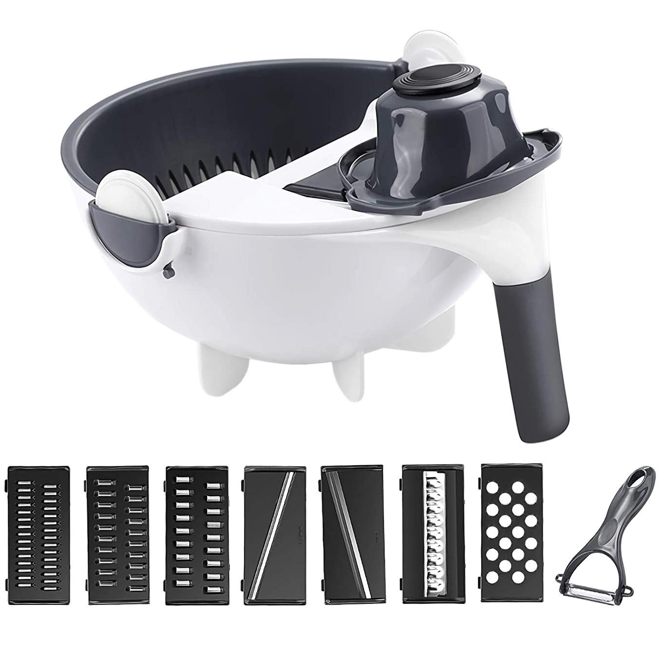 Sieb mit Mandoline - 9-in-1