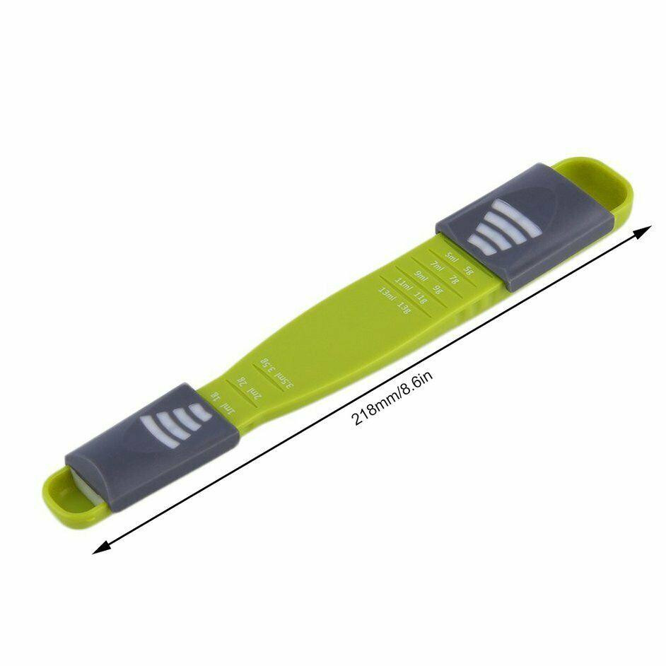 Cuillère doseuse ajustable, 0,5 à 13 ml - Vert
