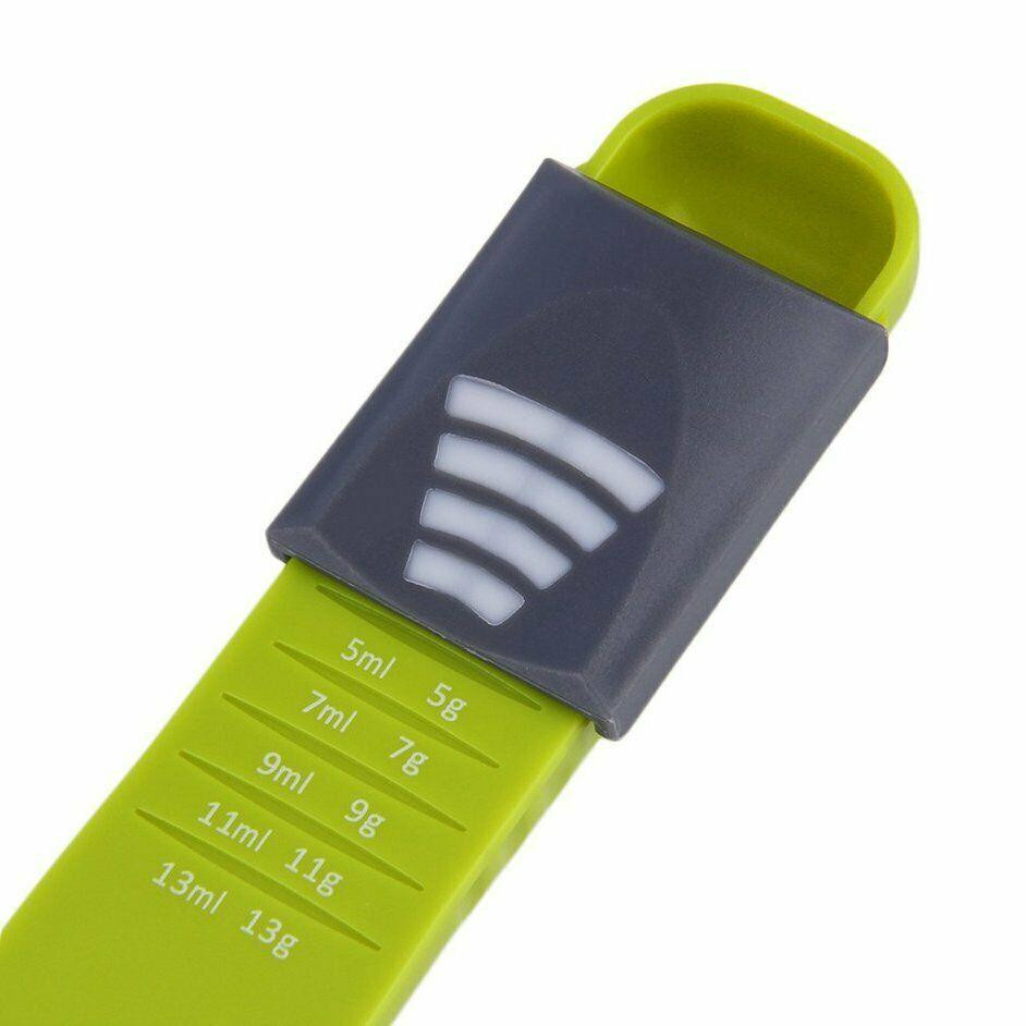 Cuillère doseuse ajustable, 0,5 à 13 ml - Vert