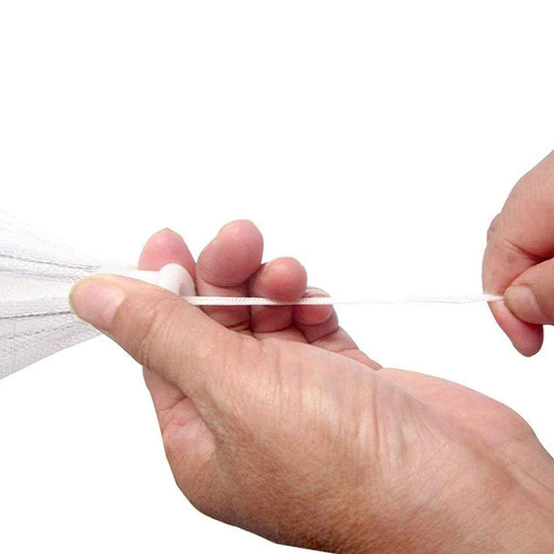 Pop-up voedselparaplu, mesh - wit
