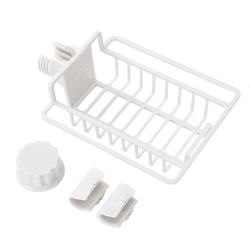 Adjustable Basket for Shower and Kitchen - White