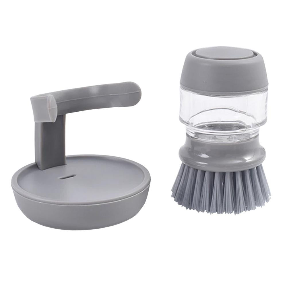 Dish brush with Container for Soap
