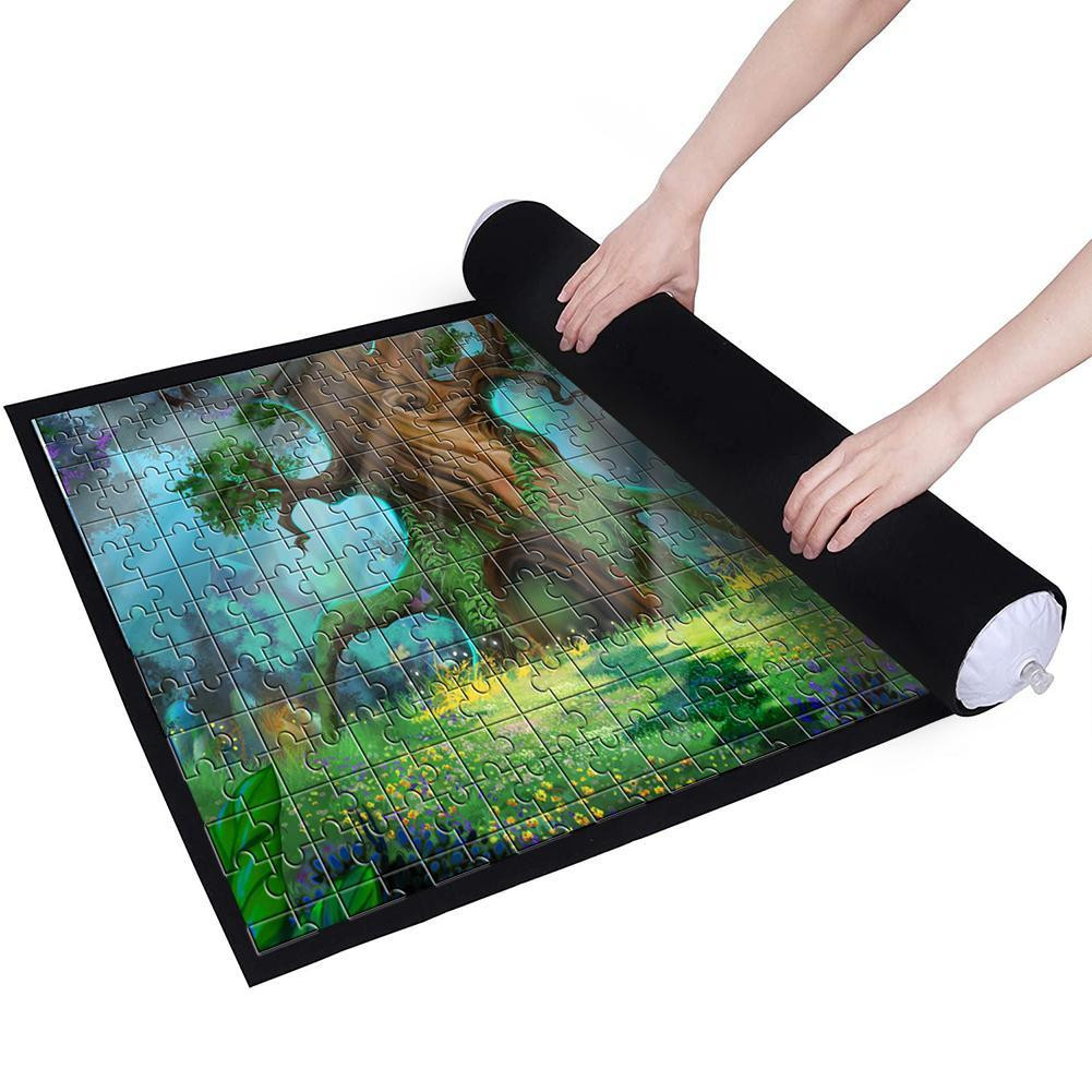 Puzzle mat in Felt - Black