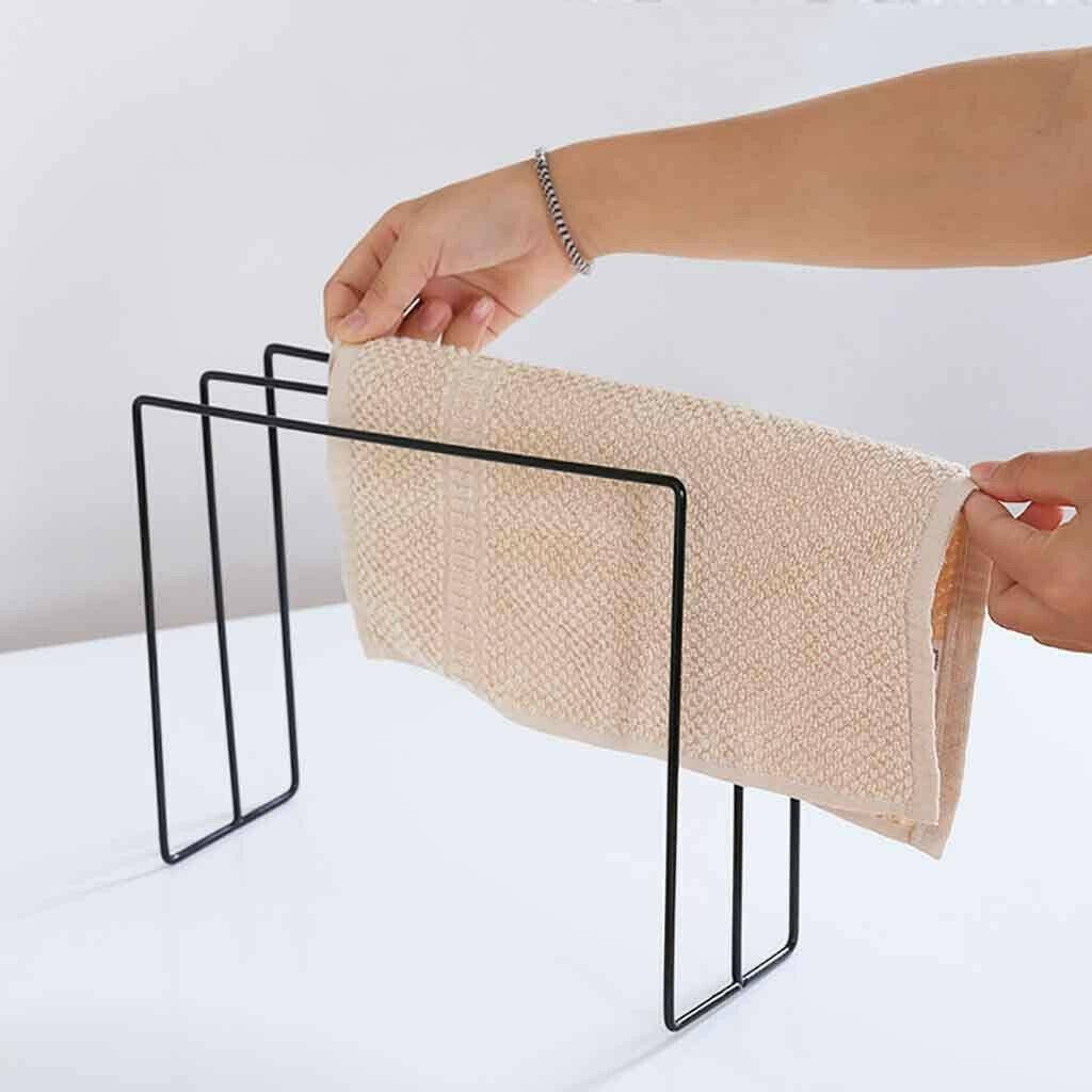 Compact Towel Rack - Black