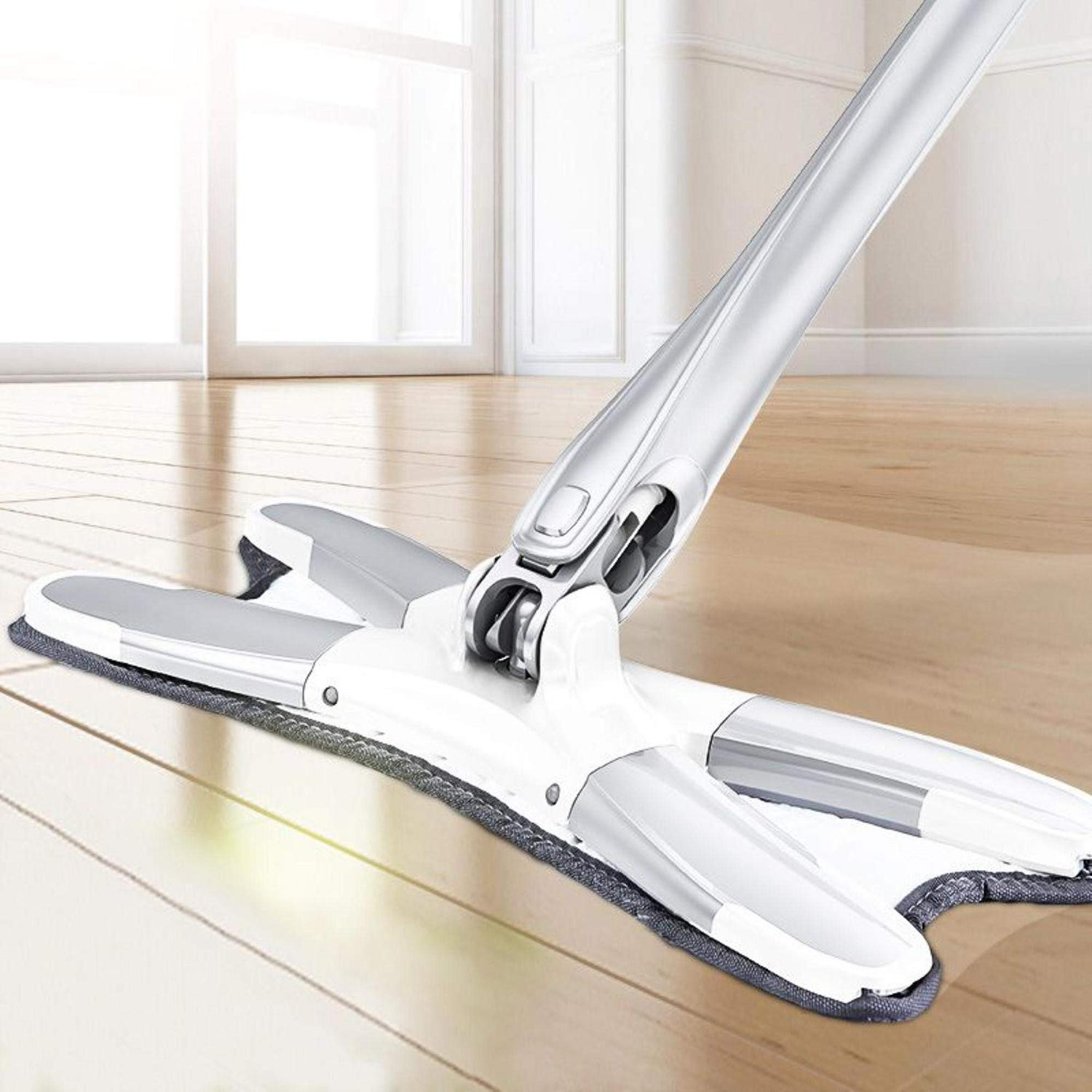 Self-wringing Microfiber Mop