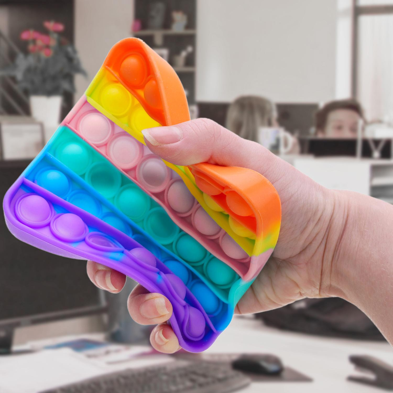 Pop It, Fidget Toy with Bubbles - Square
